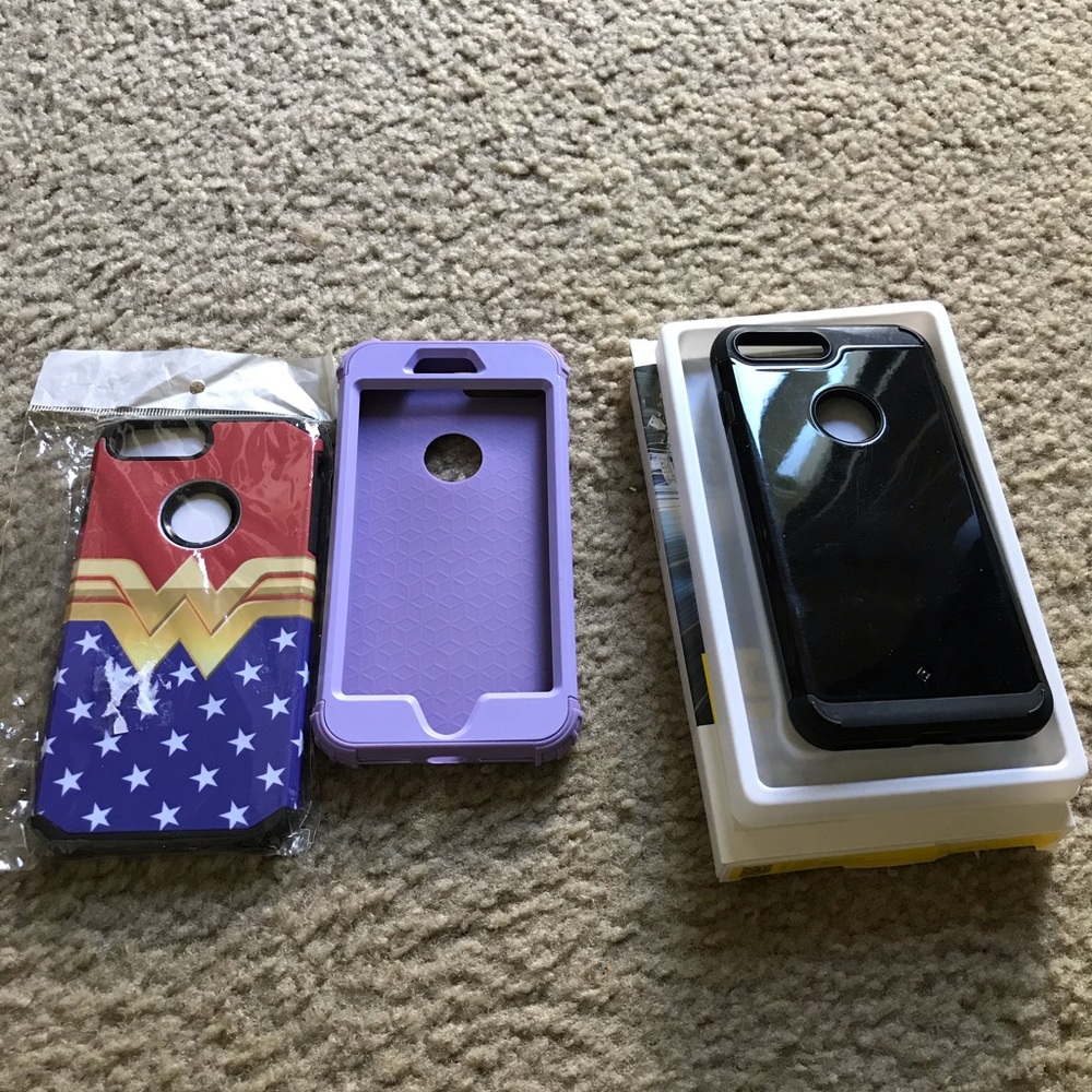 Bundle of 3 Ipohne 7 plus cases